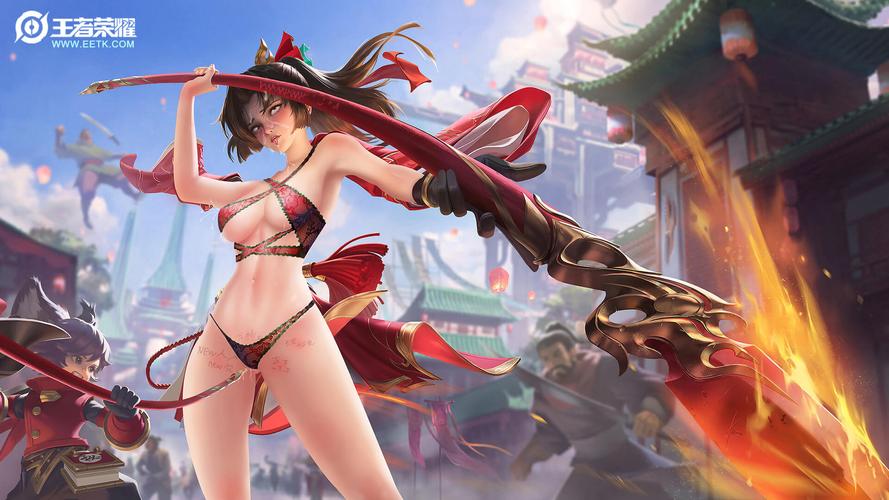 王者荣耀女英雄去掉内无马塞克清凉版,满足你对游戏角色的所有幻想